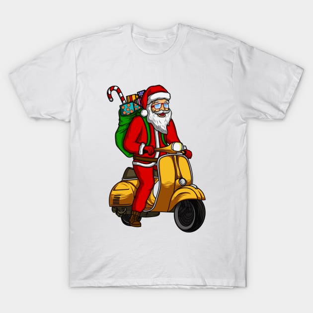 SANTA IS COMING T-Shirt by canzyartstudio